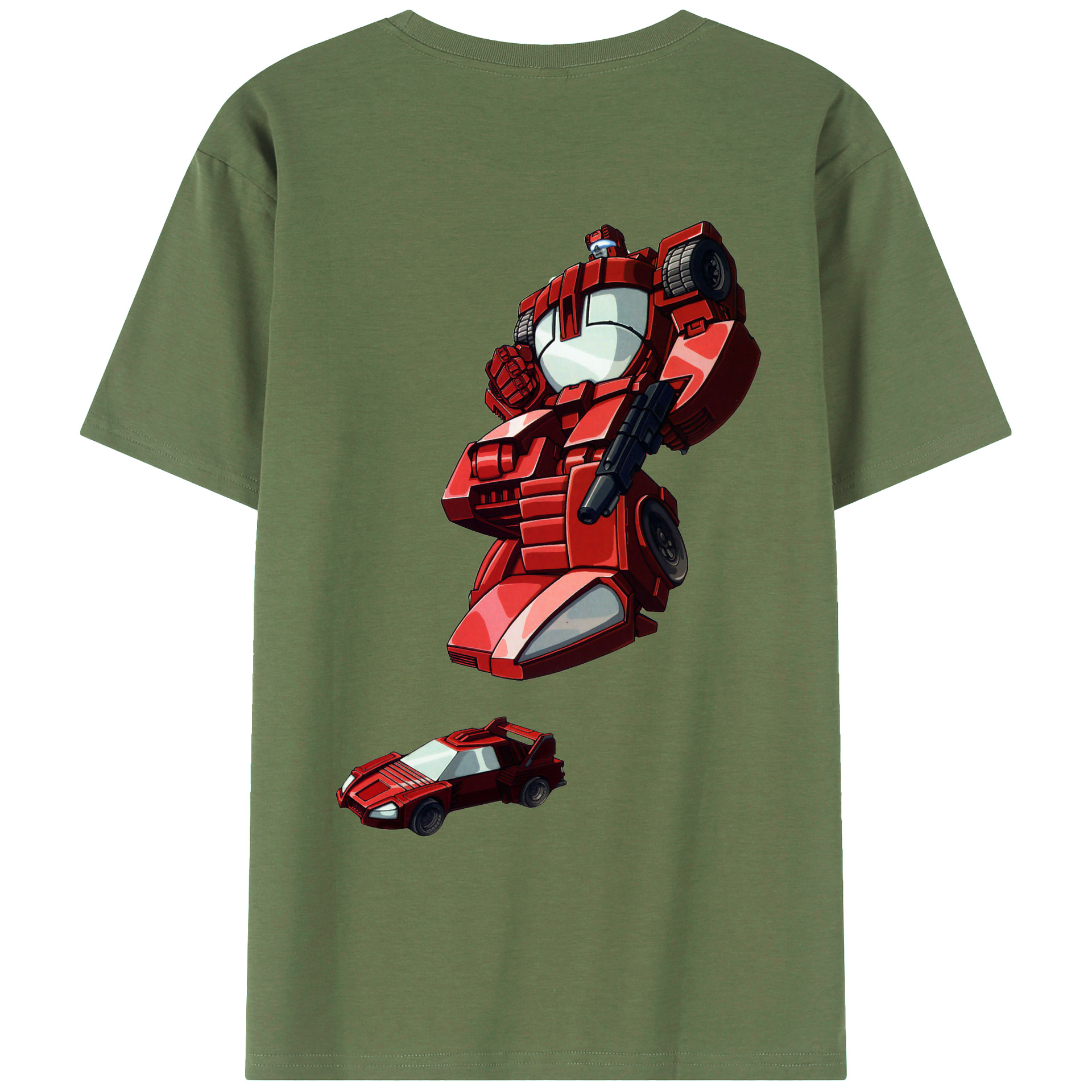 （画像用）  綿100％ メンズ半袖Tシャツ（バックプリント） 通気性